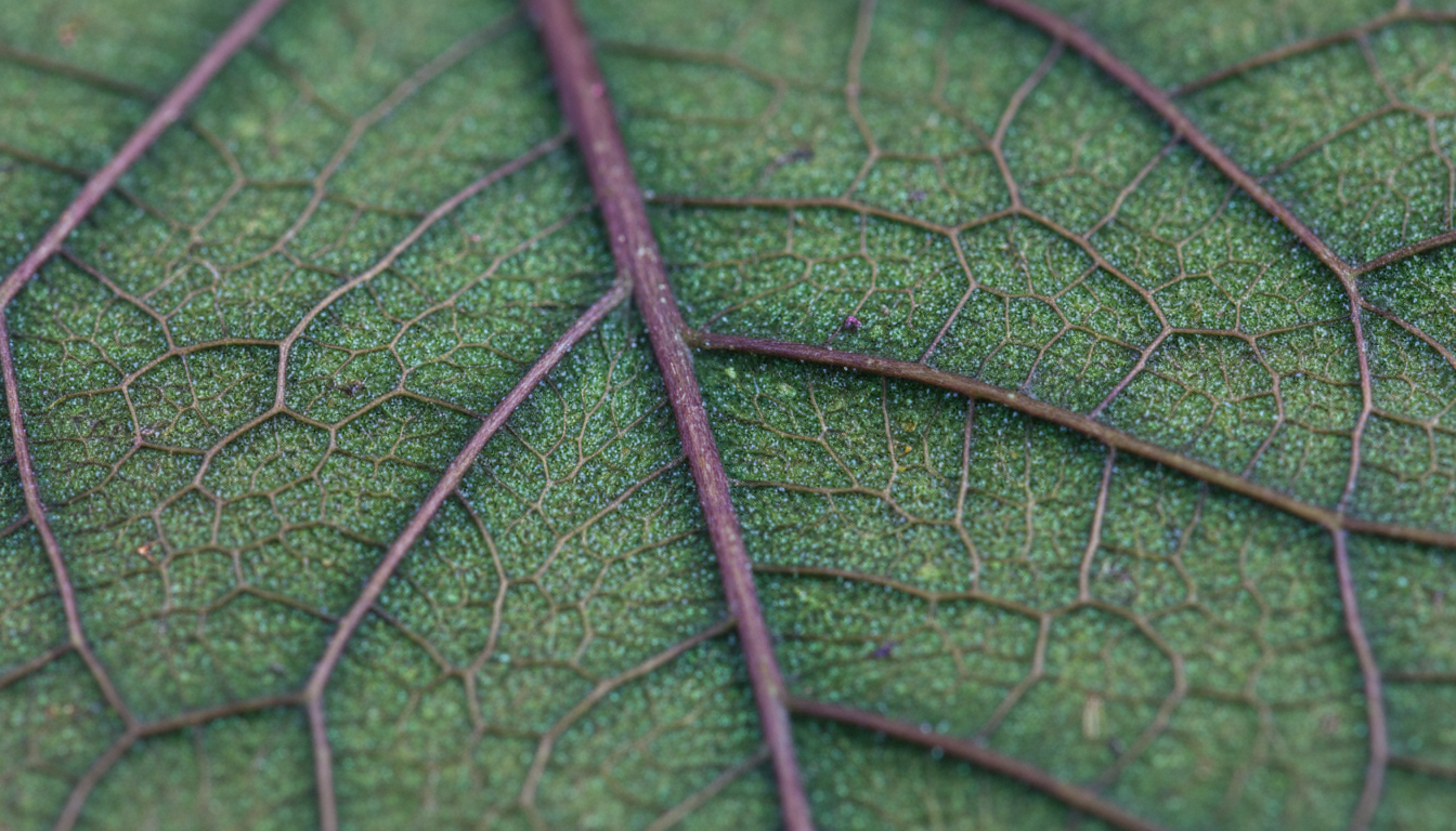 Bio-engineered leaf surface texture