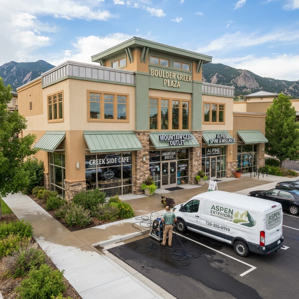 What Services Are Included in Commercial Exterior Cleaning?
