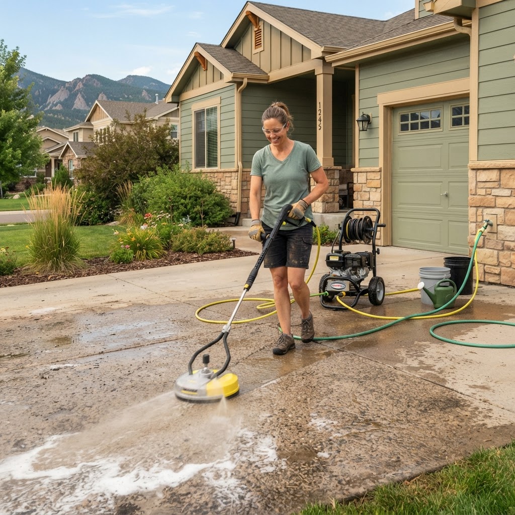 Can I Pressure Wash My Own Driveway?