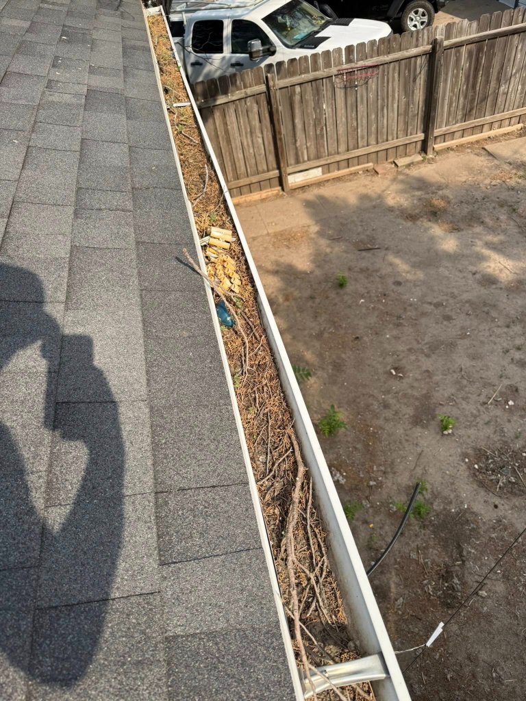 Before — Gutter Cleaning in Thornton