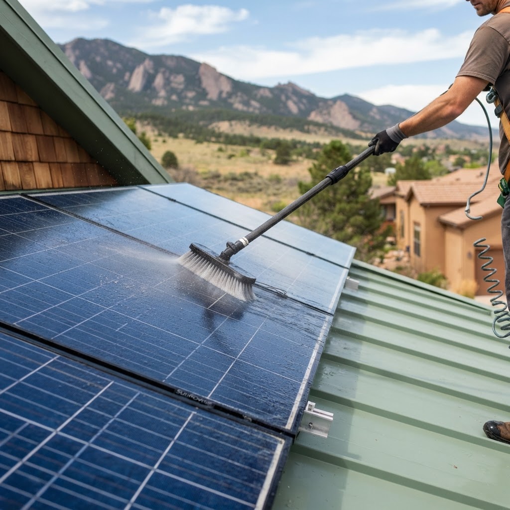 Can I Pressure Wash My Solar Panels?