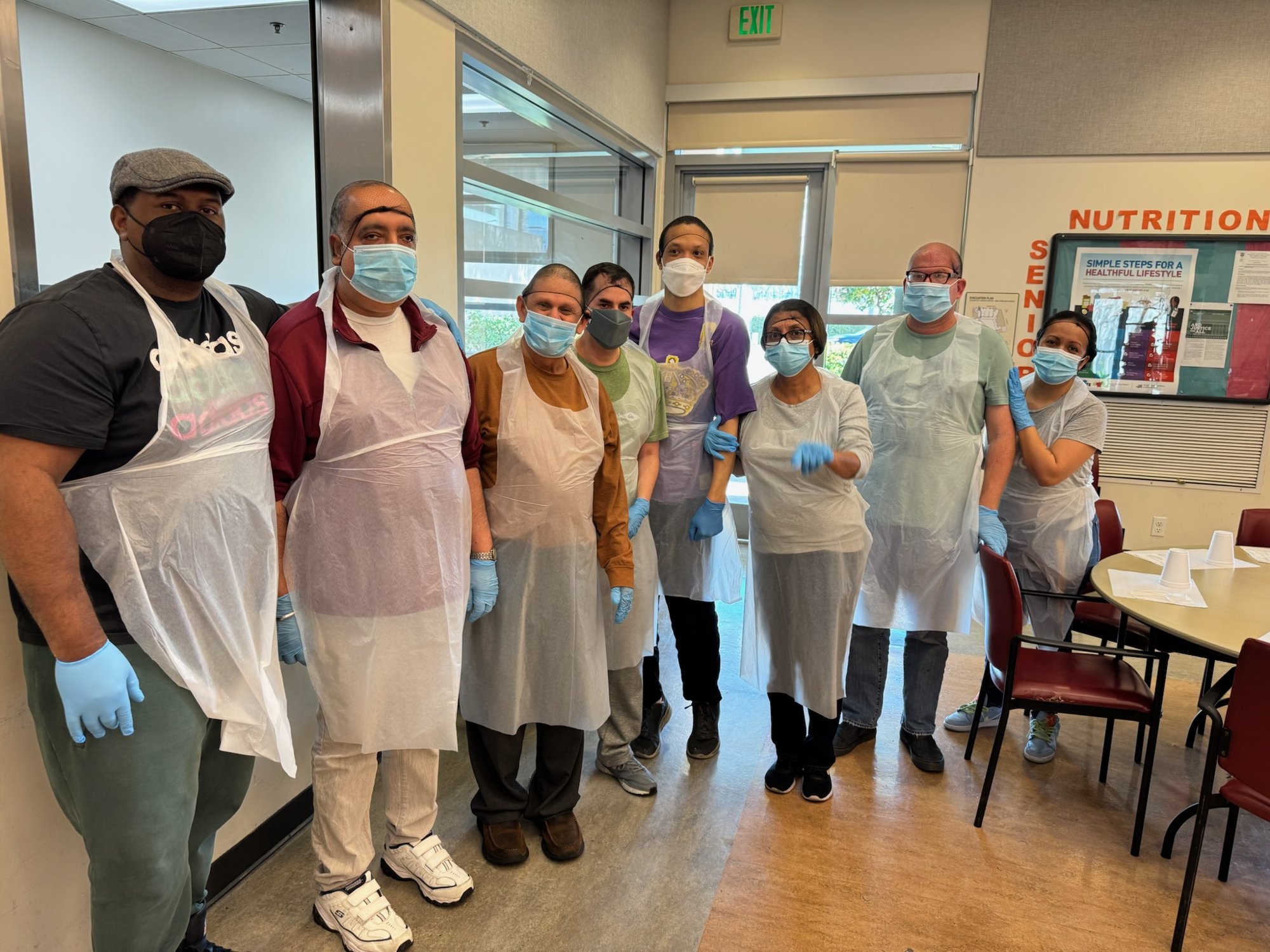 Work Creation Program participants during vocational training
