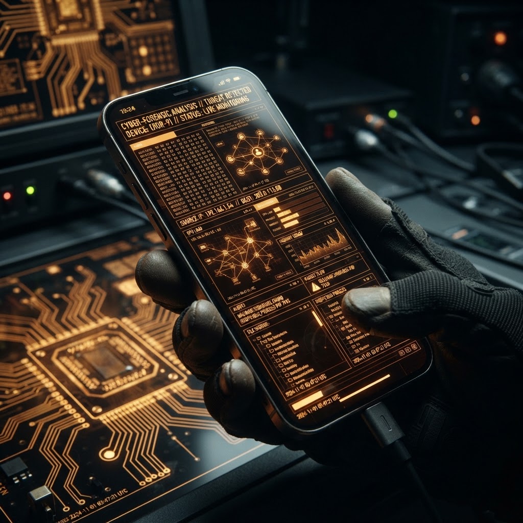 Mobile Forensics and Spyware Detection: The New Frontline of Defense