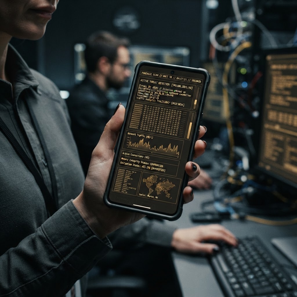 Mobile Forensics and Spyware Detection: The New Frontline of Defense