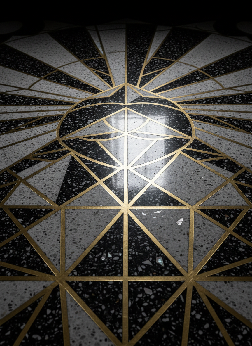 Contact - Art Deco textural detail