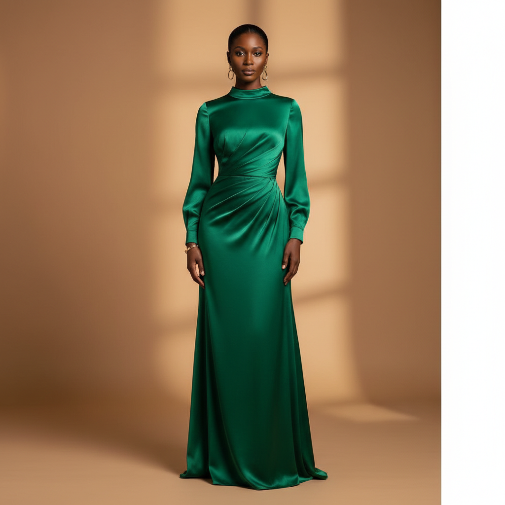 Hunter Green Gold Button Sheath Dress - A chic fitted sheath dress in rich hunter green featuring structured padded shou