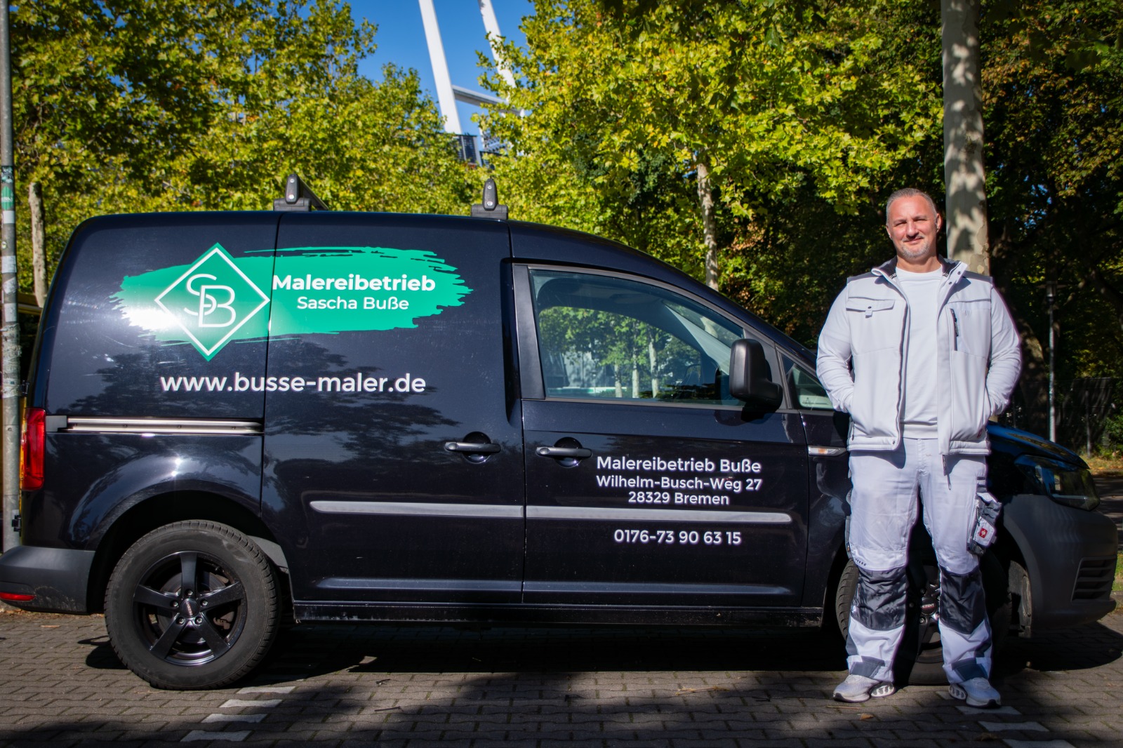 Malereibetrieb Sascha Buße – Firmenkraftwagen in Bremen