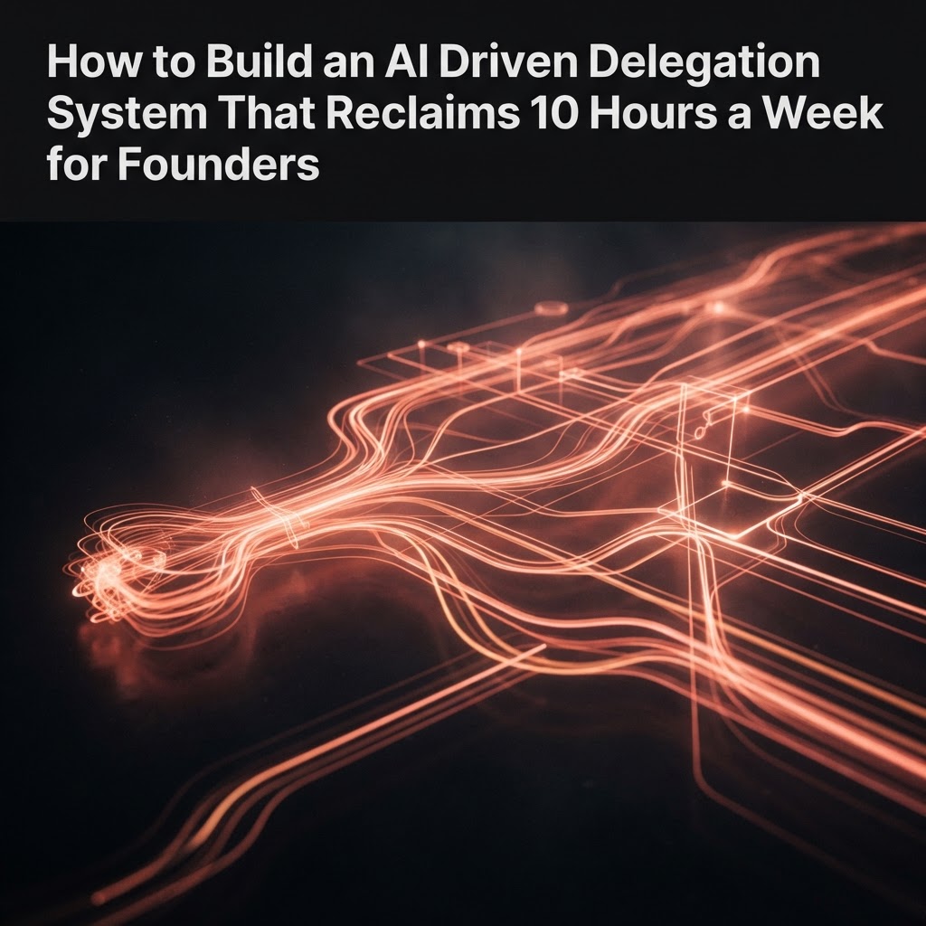How to Build an AI Driven Delegation System That Reclaims 10 Hours a Week for Founders