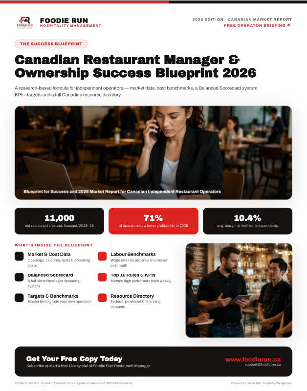2026 Canadian Restaurant Success Blueprint