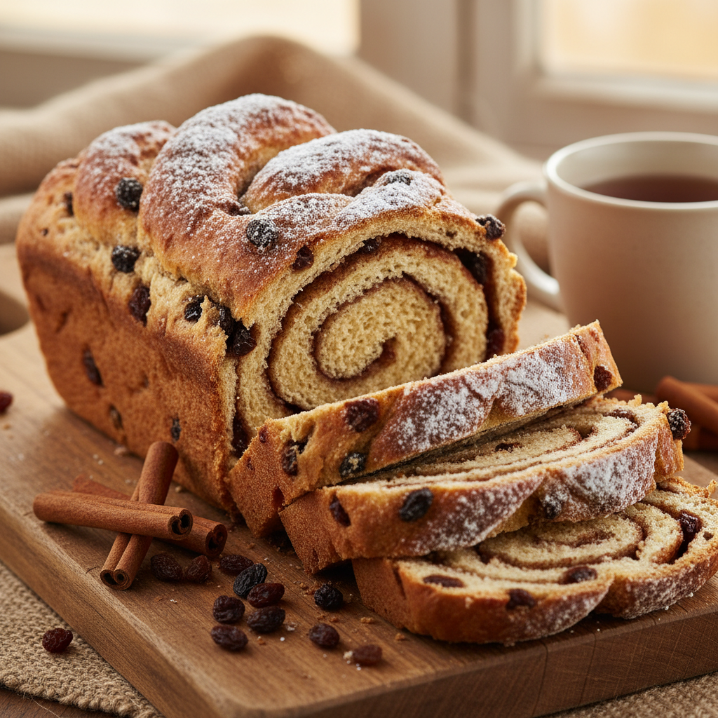Pan de Canela y Pasas