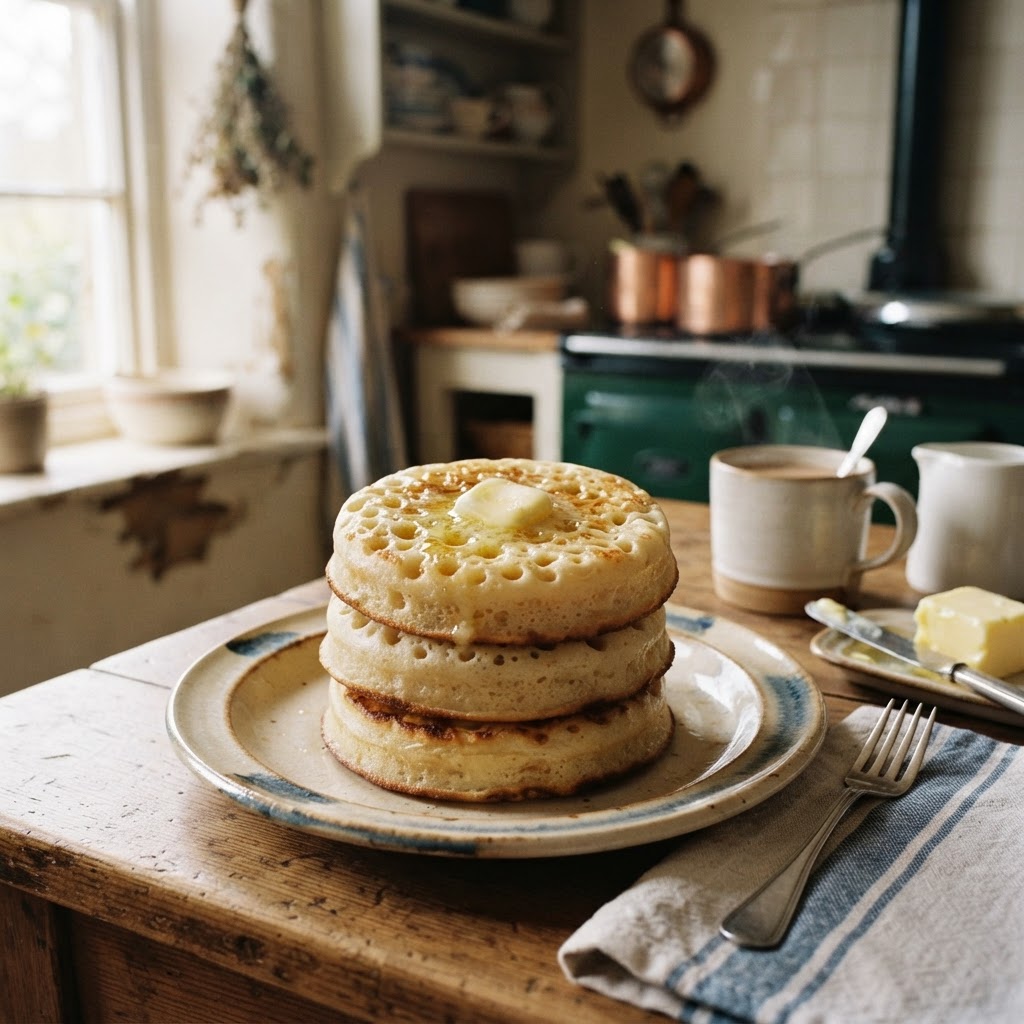 Crumpets Ingleses Tradicionales