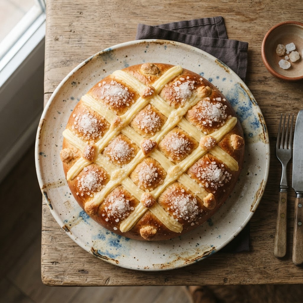 Larpeira Gallega con Crema Pastelera