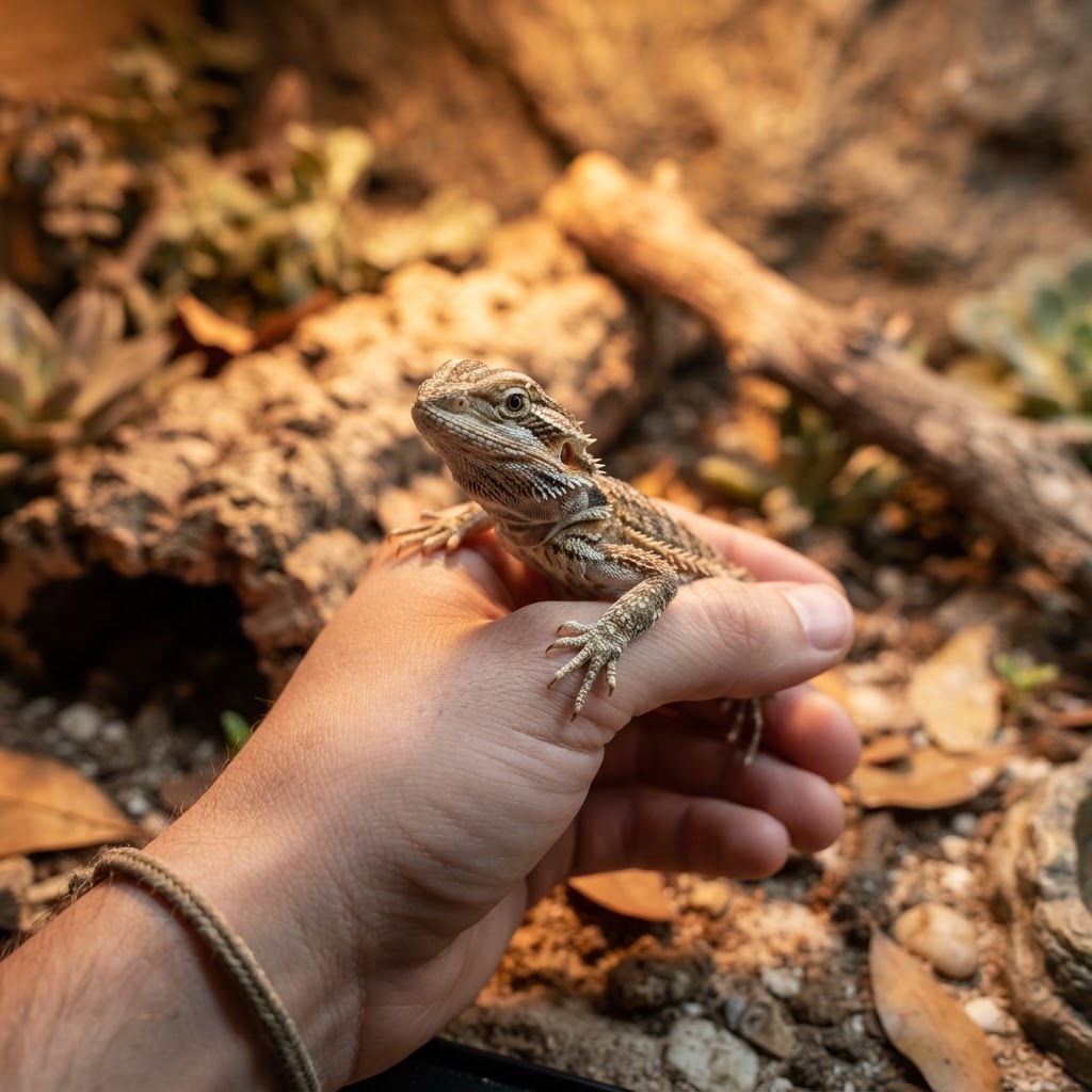 Baby Bearded Dragon Handling Tips: Gentle Methods
