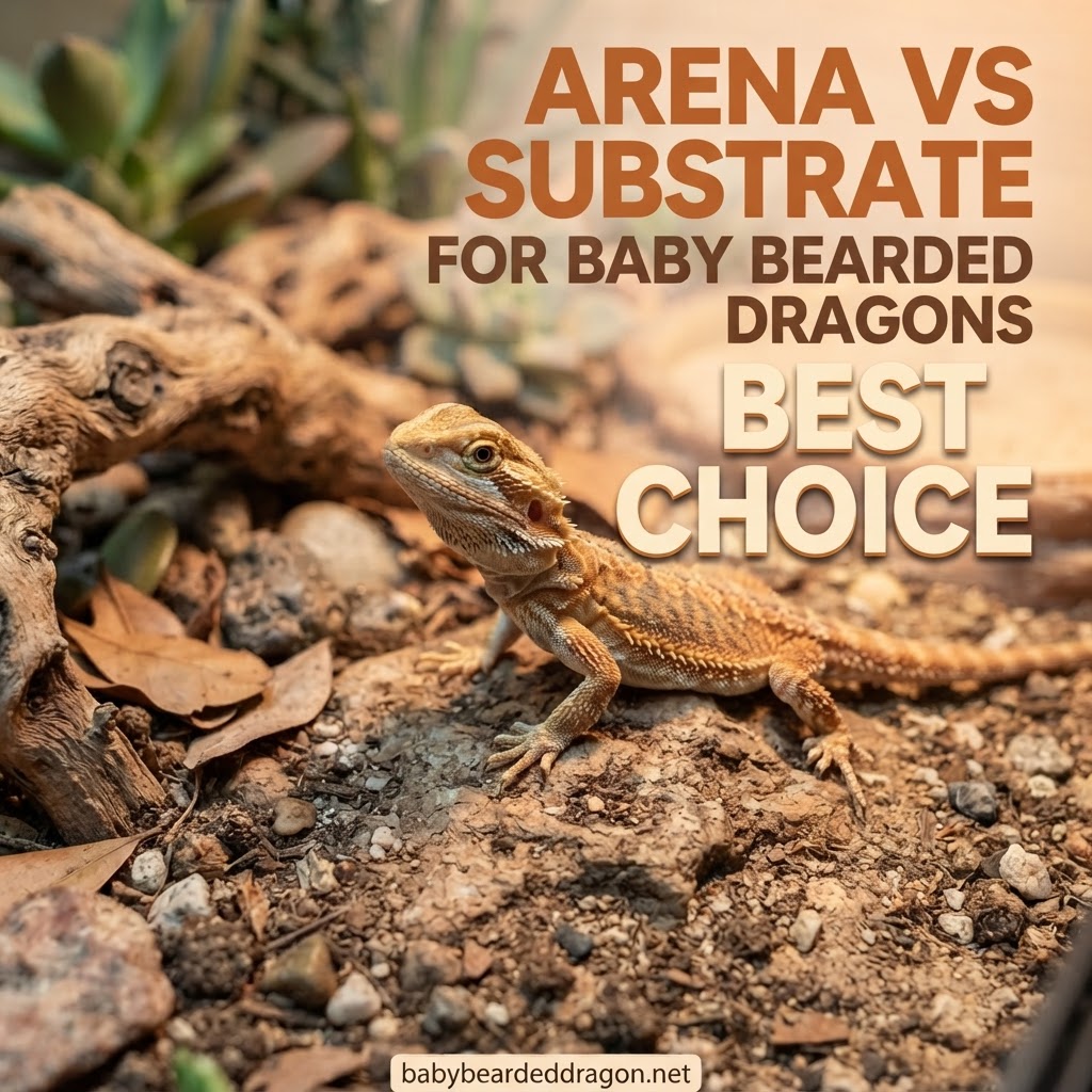 Arena vs Substrate: Best Flooring for Baby Bearded Dragons
