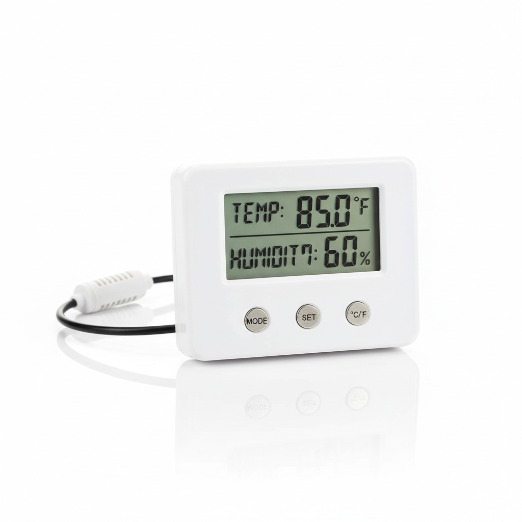 Digital Reptile Thermometer & Humidity Gauge Combo