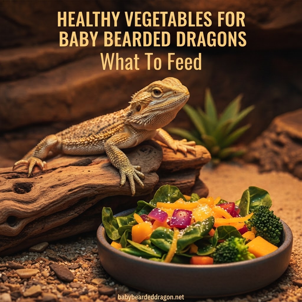 Top Healthy Vegetables for Your Baby Bearded Dragon 🦎