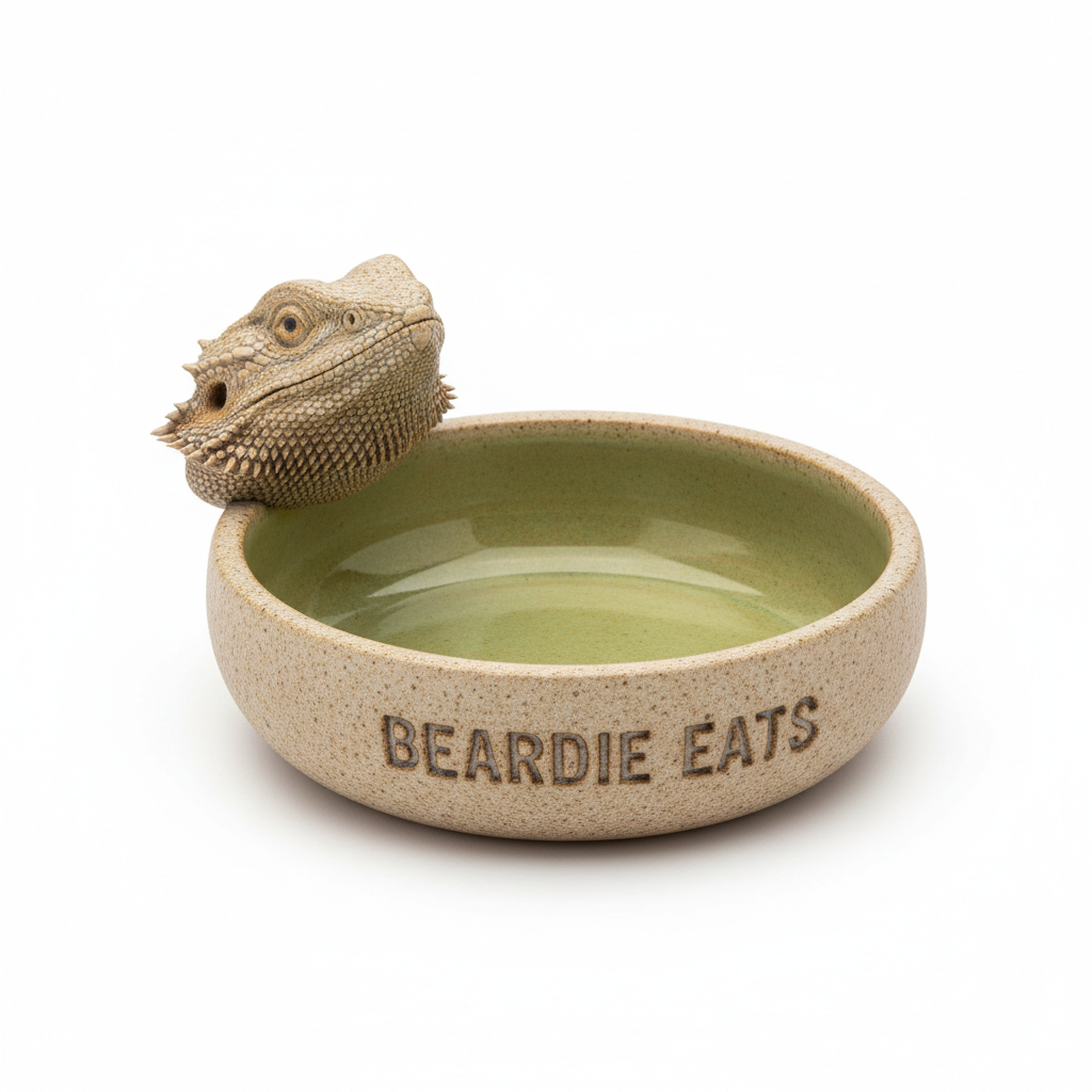 Ceramic Feeding Dish for Bearded Dragons