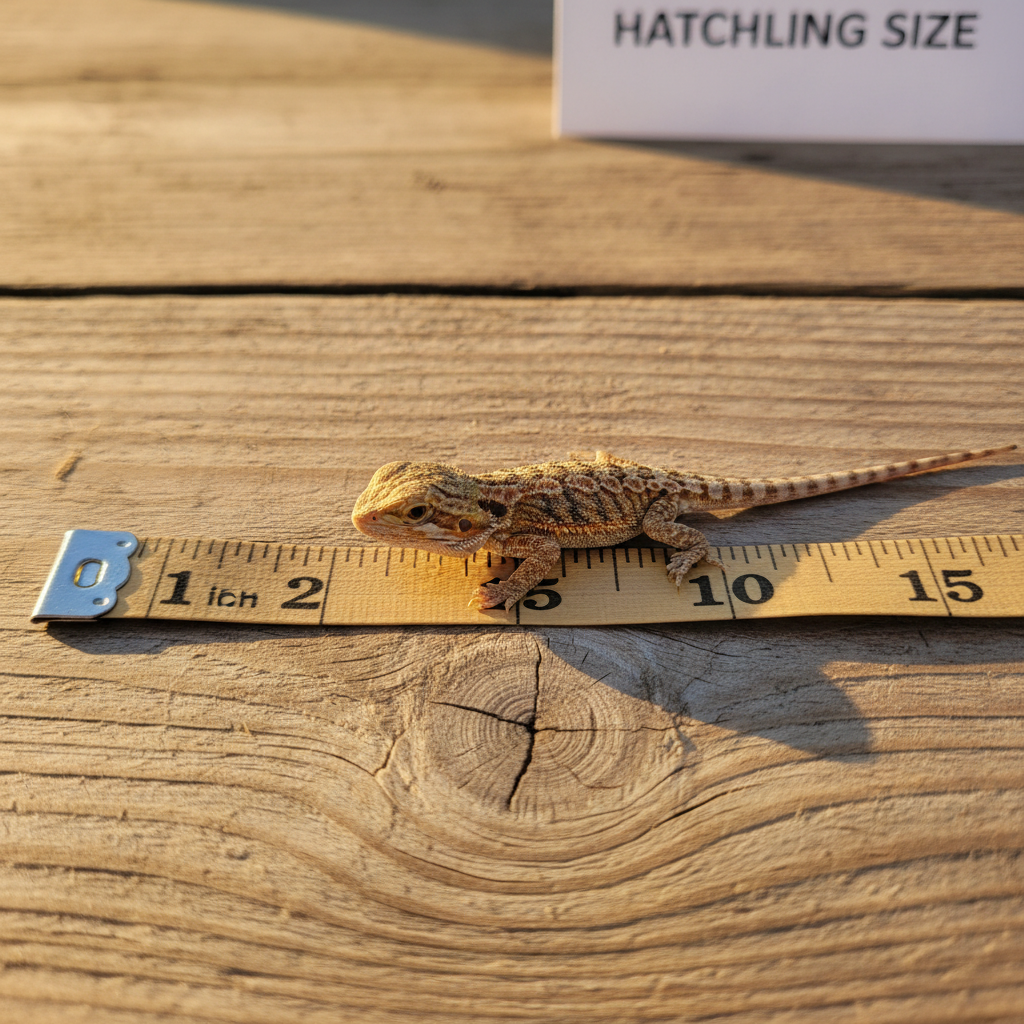 Baby Bearded Dragon Growth Rate & Size Chart by Age