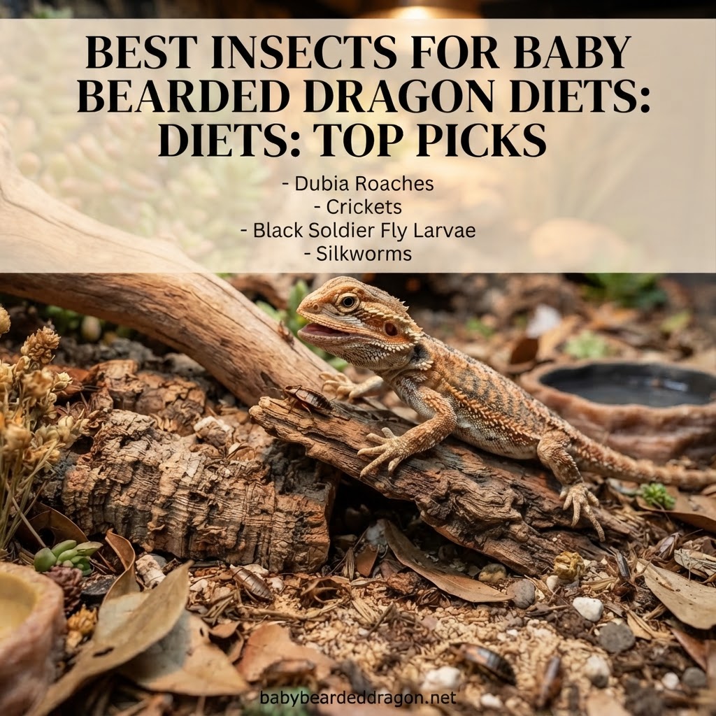 Best Insects for Baby Bearded Dragons: The Ultimate Feeding Guide