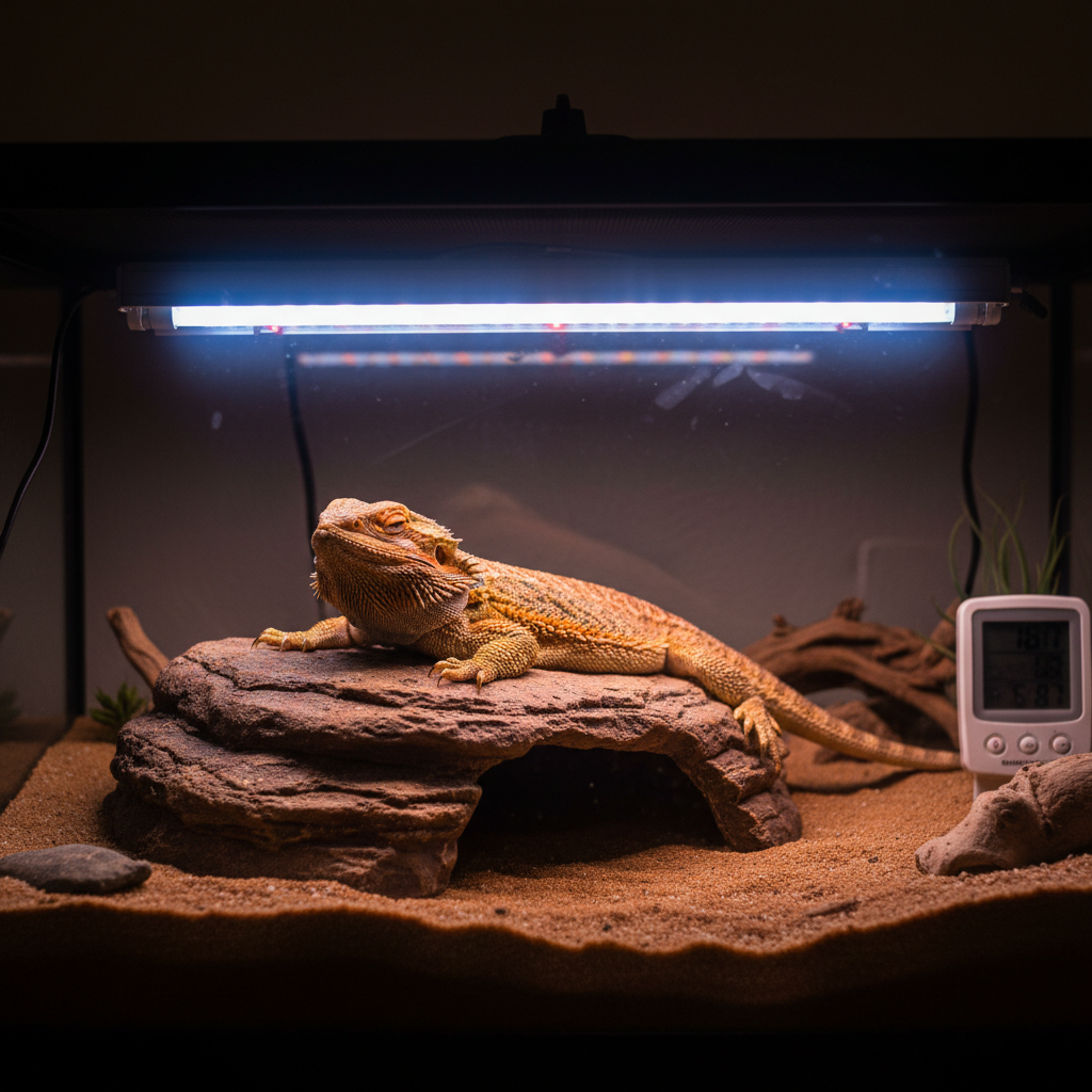 Baby Bearded Dragon Lighting & UVB: Setup Guide