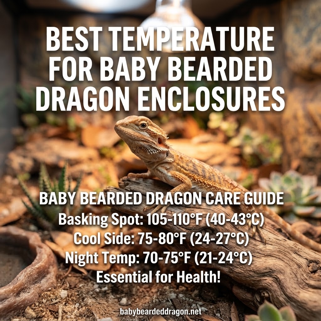 Perfect Temperature Guide for Baby Bearded Dragon Enclosures