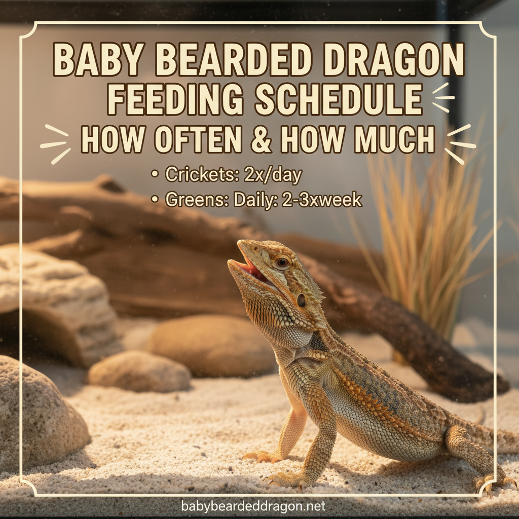 Ultimate Baby Bearded Dragon Feeding Schedule: Guide to Health & Growth!