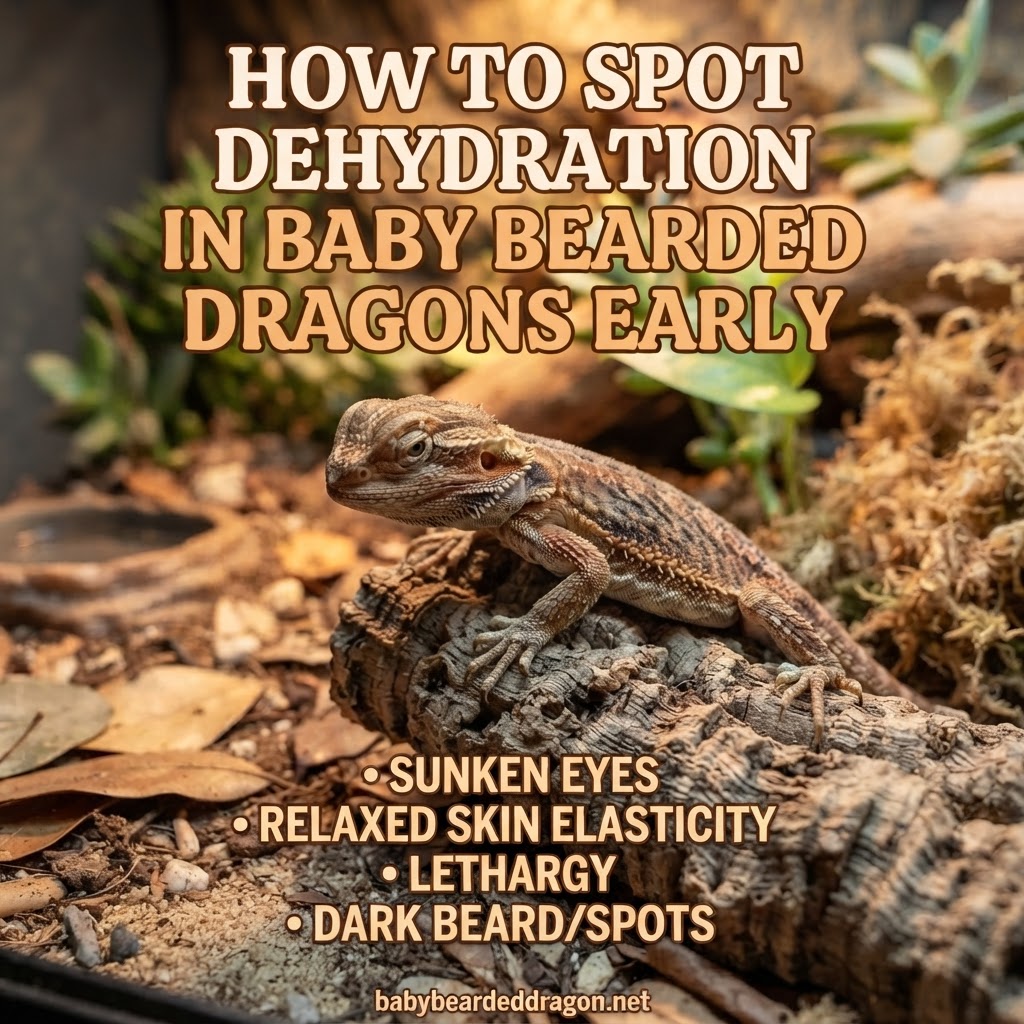 Is Your Baby Bearded Dragon Dehydrated? Watch for These 5 Warning Signs!