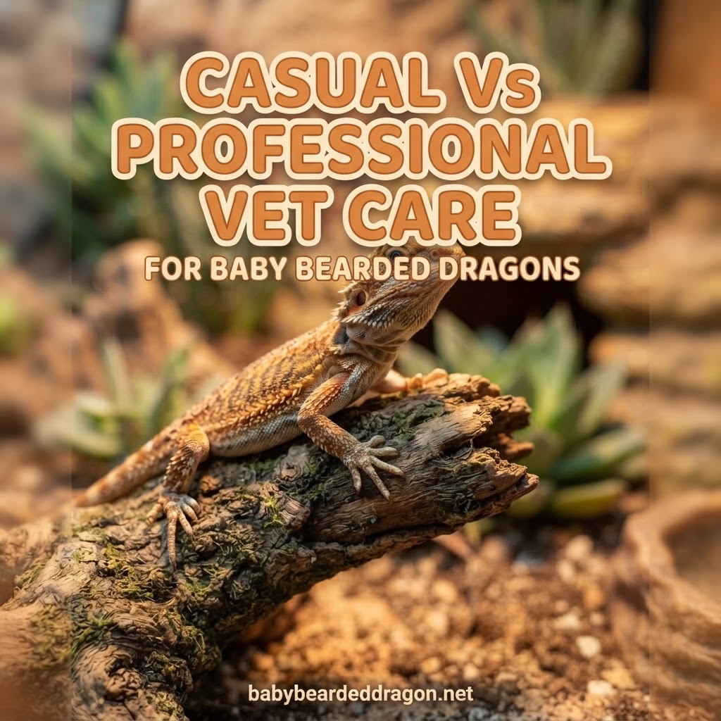 Baby Bearded Dragon Health: When to Call the Vet vs. Home Care