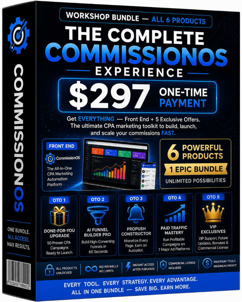 The Complete CommissionOS Experience — Workshop Bundle, All 6 Products
