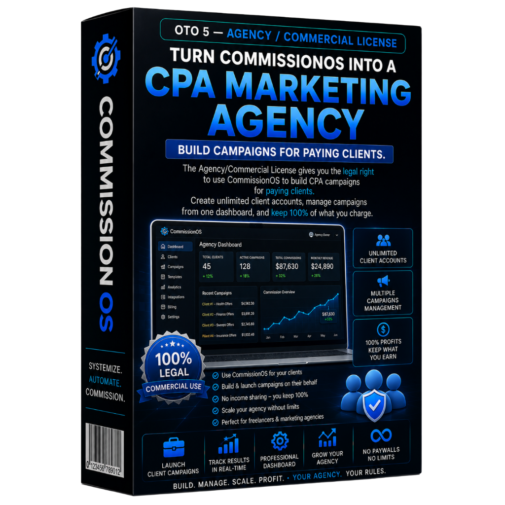 CommissionOS Agency / Commercial License