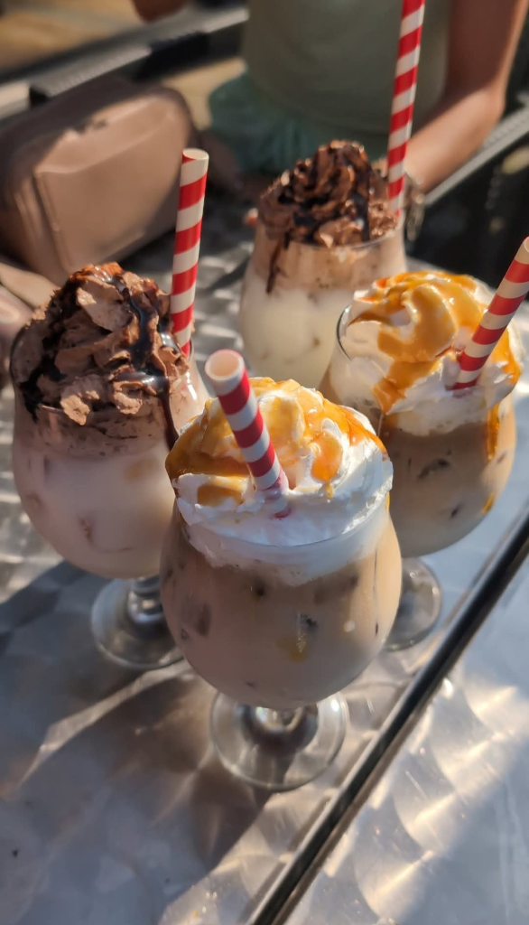 Outdoor Milkshake Selection