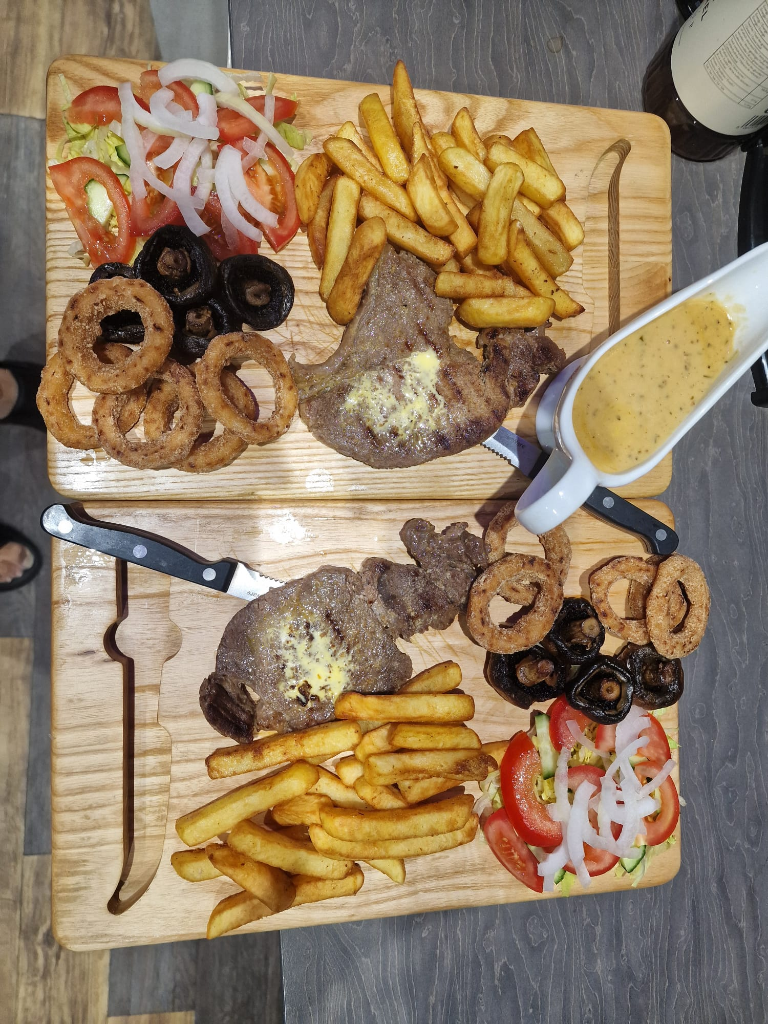Sirloin Steaks on the Board
