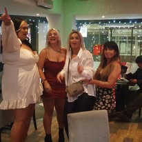 Friends together for a night out at The Posh Public House
