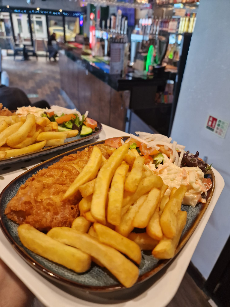 Grilled Fish & Chips