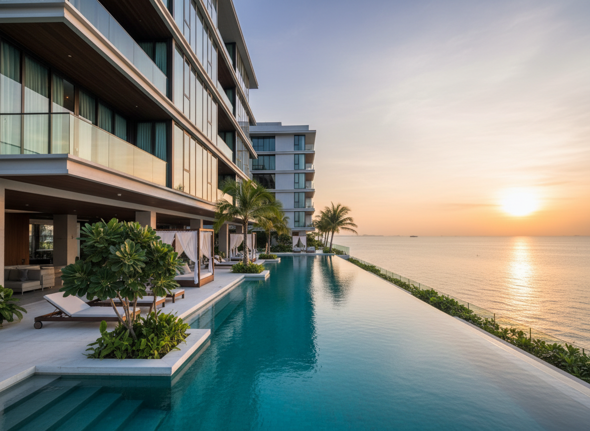 Luxury Beachfront Condo at The Riviera Jomtien