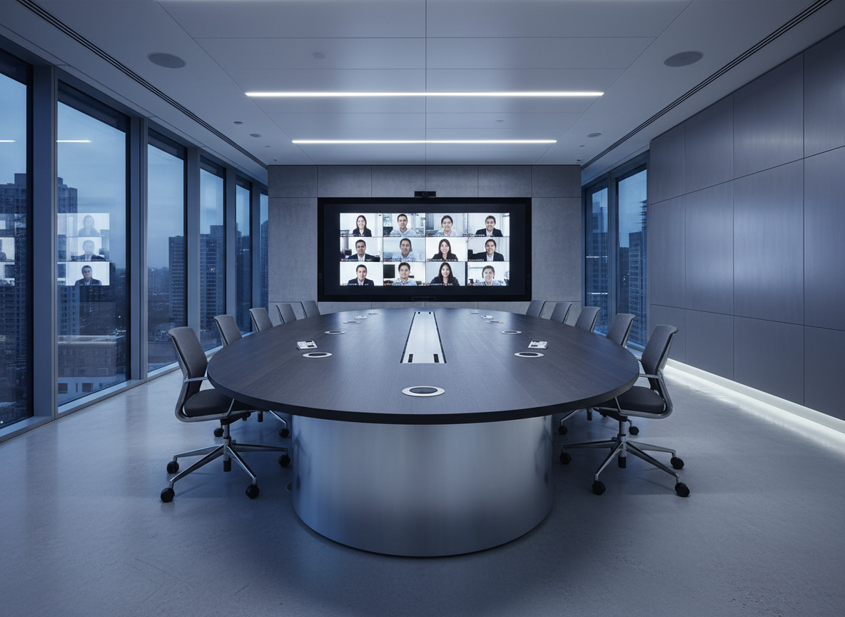 Conference room setup