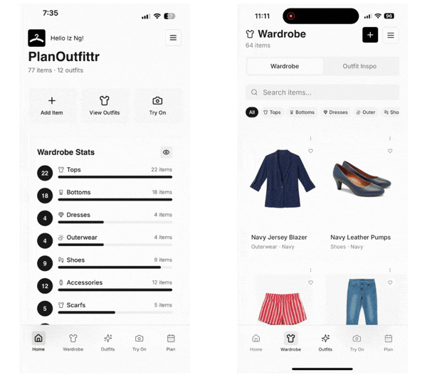 PlanOutfittr preview