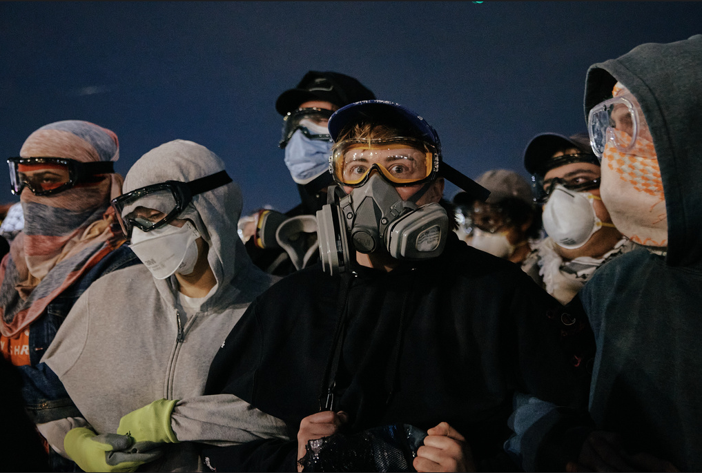 Masked extremists