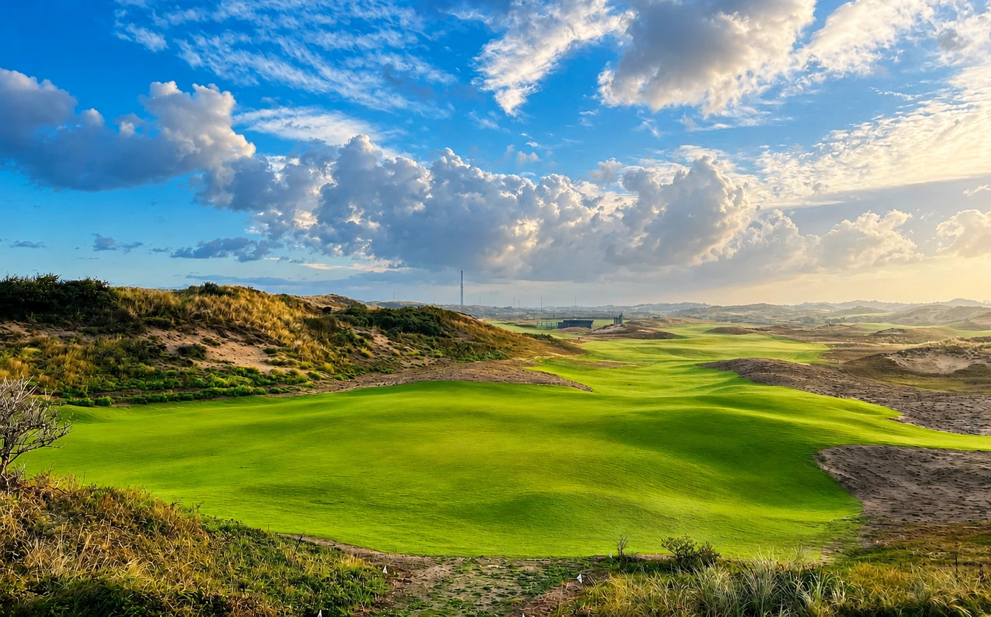 Noordwijkse Golfclub met duinlandschap en fairways