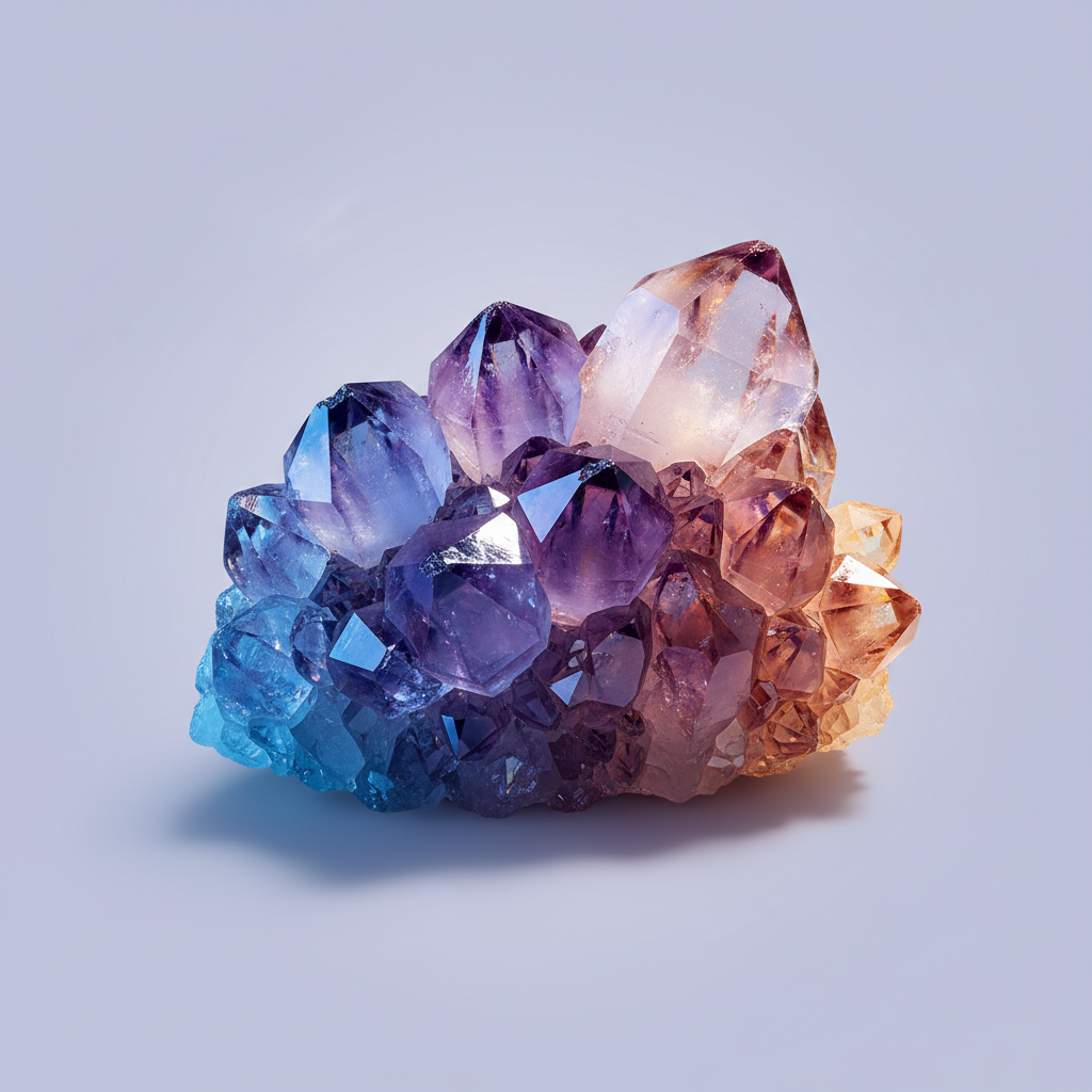 Crystal mineral specimen representing molecular precision therapy