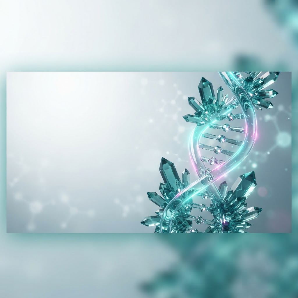 Glass DNA double helix