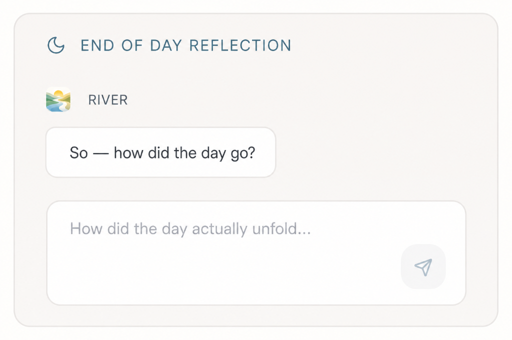 End of Day Reflection