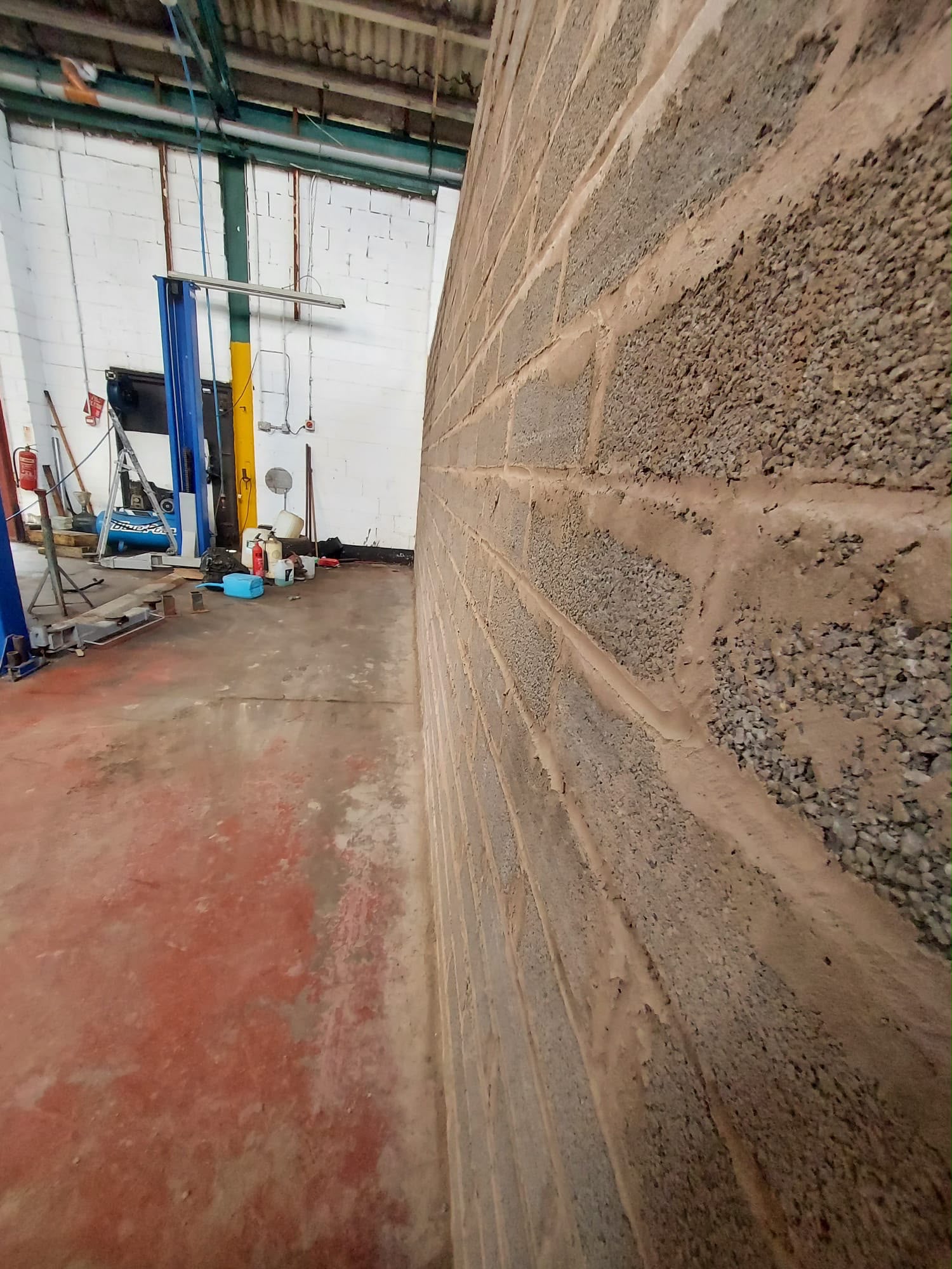 Block Wall Construction