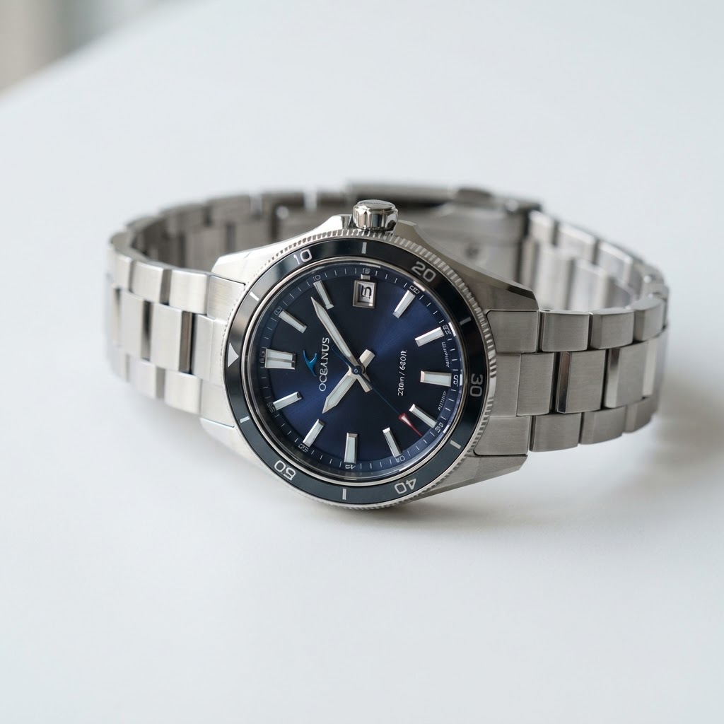 Montre automatique homme acier