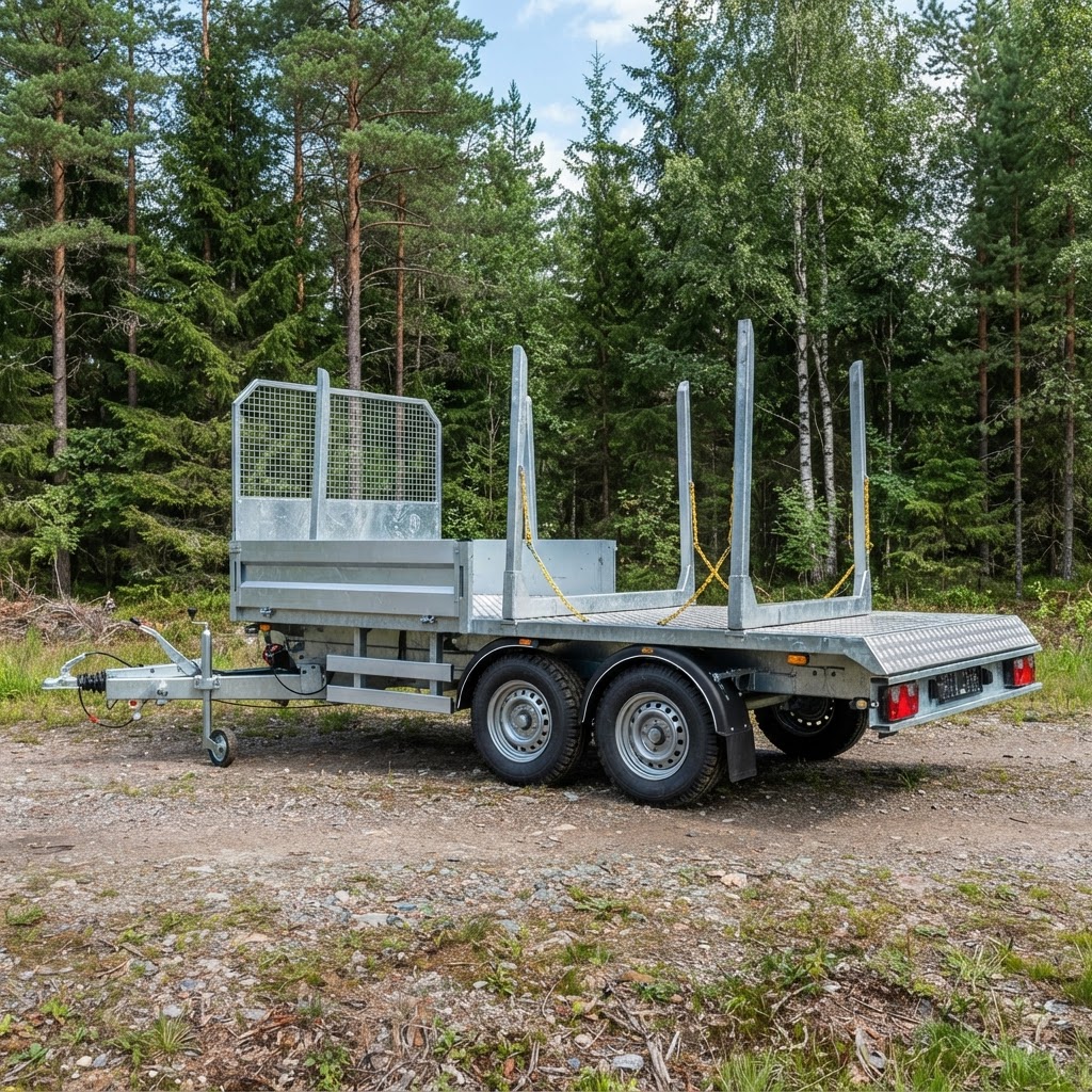 Remorque PL forestière Ifor Williams TT 3500 - grumier