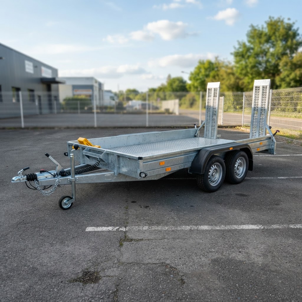 Remorque porte-voiture Humbaur Trans XL 2700 - 2 essieux