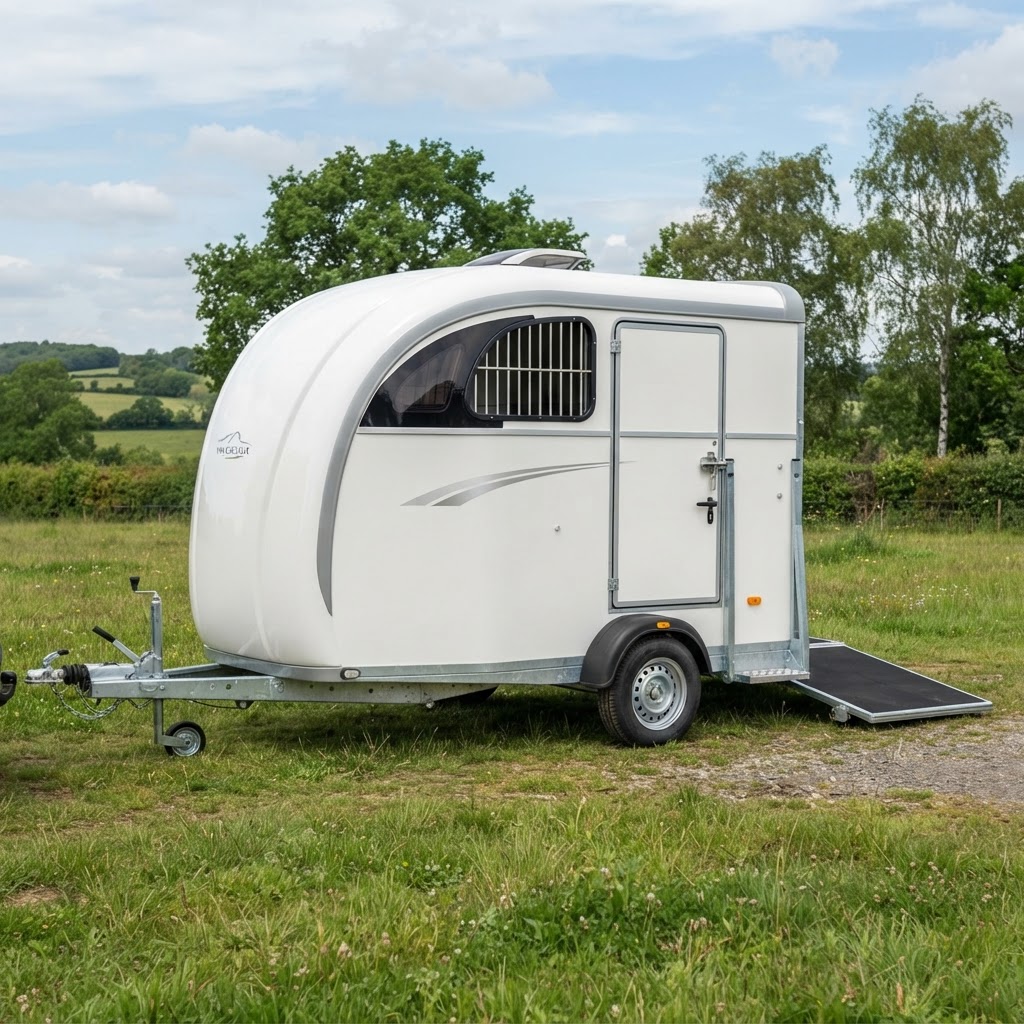 Remorque van chevaux Humbaur Eura Van 2000 - 1 cheval