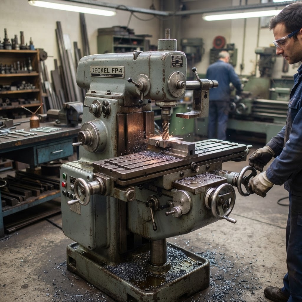 Fraiseuse universelle — atelier mécanique