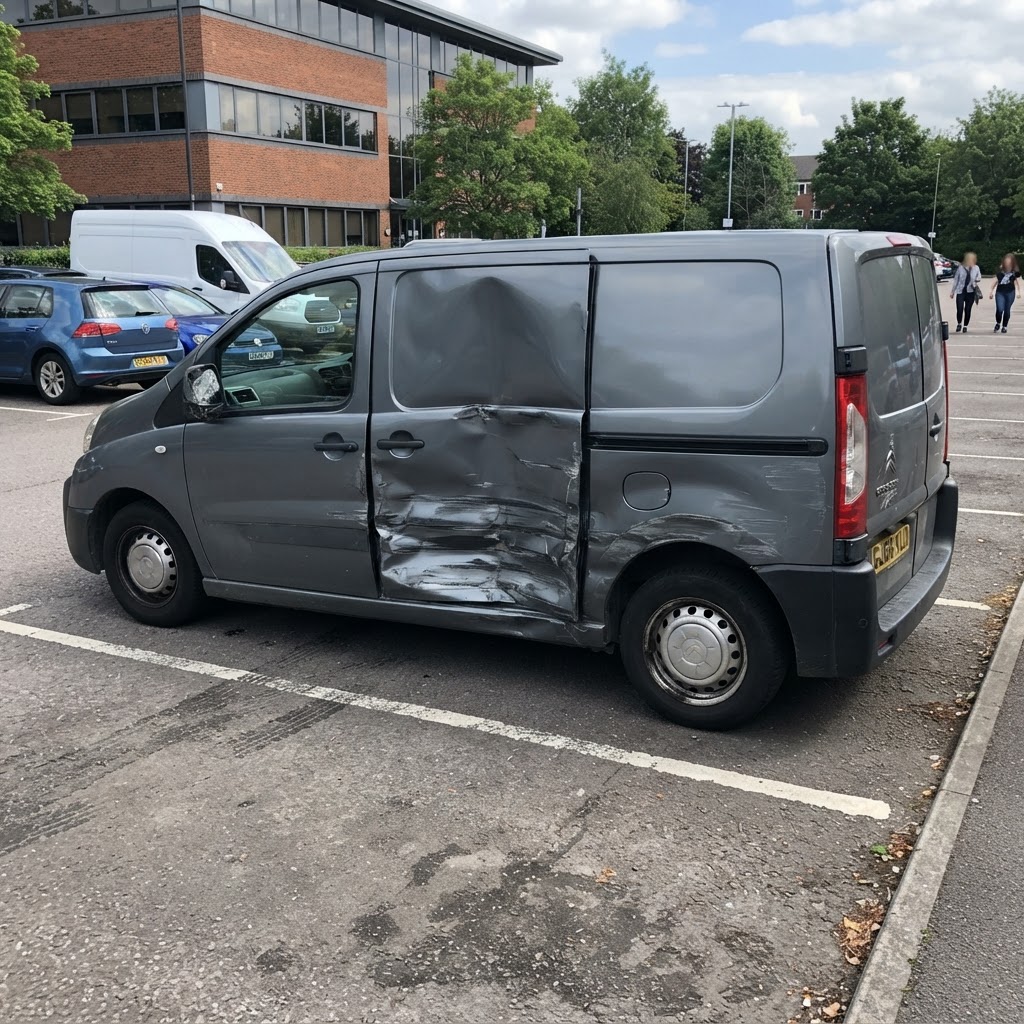 Citroën Jumpy 1.6 HDi 2019 — Choc latéral