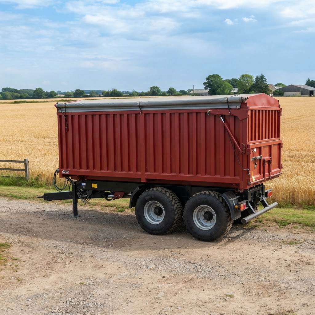 Remorque agricole Erdé BK 2700 - benne à grains